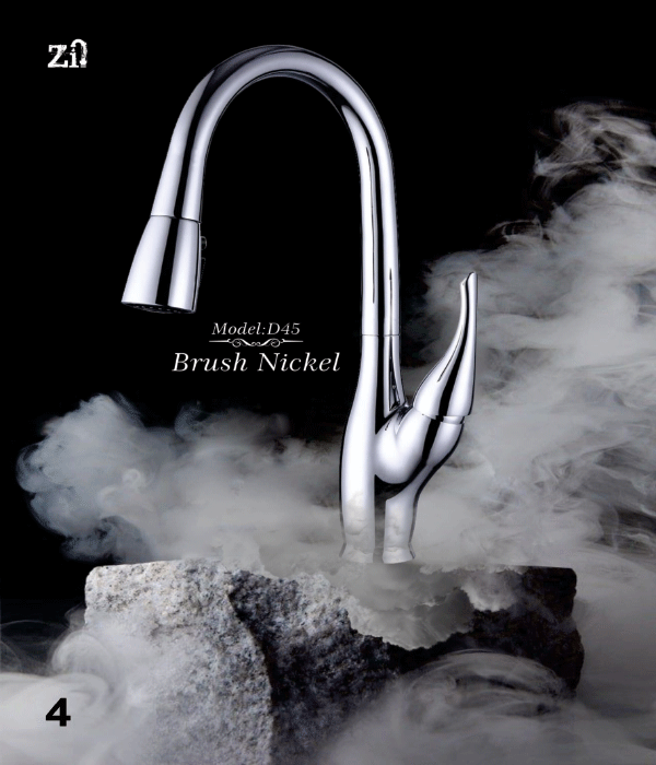 شیر ظرفشویی زانتی D 45 نیکل